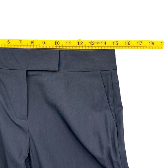 Classiques Entier Navy Wool Blend Flat‎ Front Dress Pants Corpcore Womens Size 2 - Picture 6 of 8